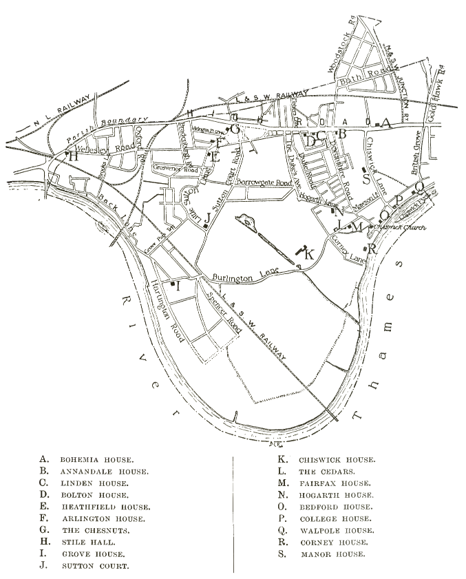 map of chiswick